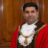 The Mayor of Burnley, Coun. Wajid Khan