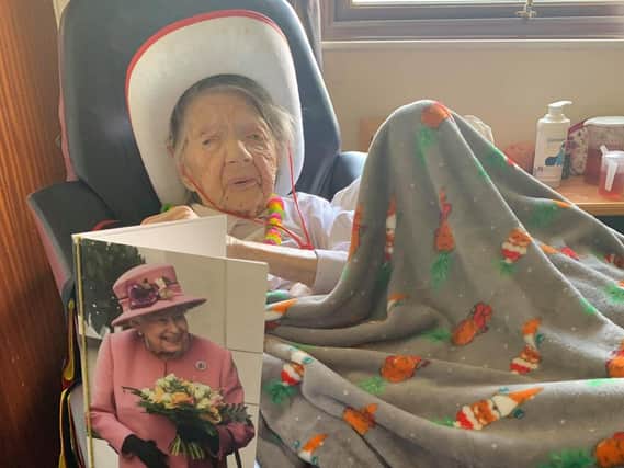 Mabel Isherwood has reached her landmark 100th birthday.