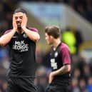 George Boyd of Peterborough United reacts during the FA Cup Third Round match between Burnley FC and Peterborough United at Turf Moor on January 04, 2020 in Burnley, England. (Photo by Nathan Stirk/Getty Images)