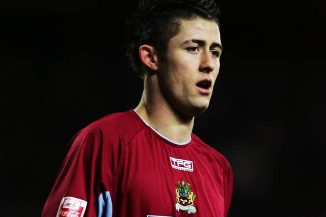 Gary Cahill of Burnley during the FA Cup fifth round replay between Blackburn Rovers and Burnley at Ewood Park on March 1, 2005 in Blackburn, England. (Photo by Gary M.Prior/Getty Images)