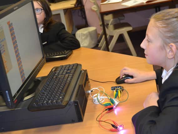 Colne Primet Academy pupils hard at work at Steam School before lockdown