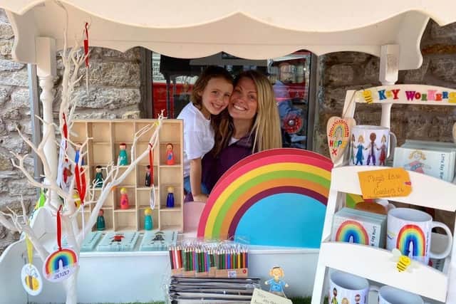 Victoria  Bond and her daughter Annie have launched an appeal to find a printing firm that can help save their Little Key Worker project