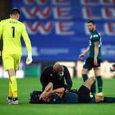 Jack Cork's injury is assessed at Crystal Palace