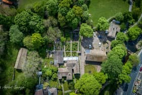 An aerial view of Pendle Heritage Centre