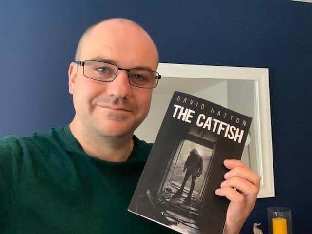 David Hatton with his new novel The Catfish