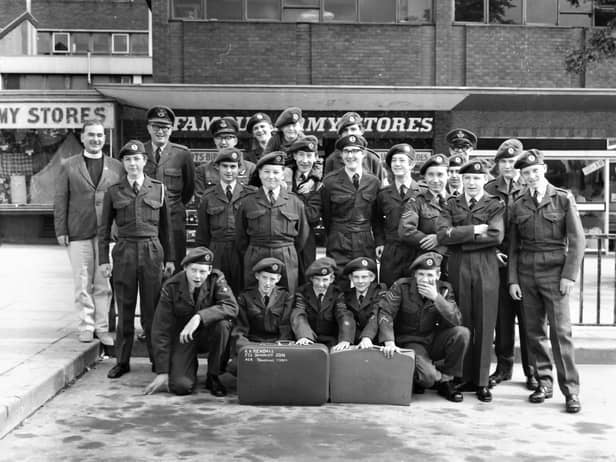 Cadets from Burnley Air Training Corps, 352 Squadron, who flew in ATC Chipmunks and RAF Hastings at the annual camp at RAF Lindholme, a station of Strike Command about 10 miles from Doncaster.