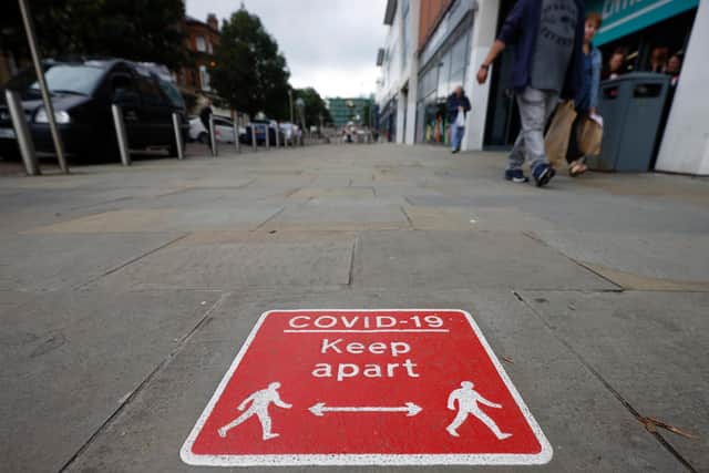 Blackburn with Darwen Council have imposed local restrictions, with nearby Pendle district increasing testing, in an effort to avoid a local lockdown being forced upon the area amid the coronavirus disease (COVID-19) pandemic (Photo by Christopher Furlong/Getty Images)