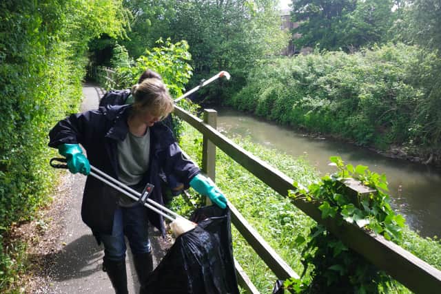 Anglers are helping to keep waterways litter-free.