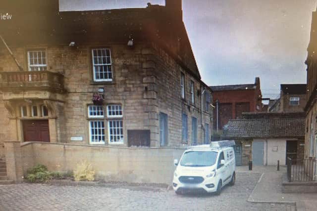 The former public toilet block next to Brierfield Town Hall that is to go up for auction next week.