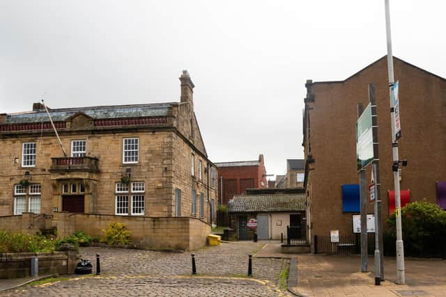 A bidder snapped up the chance to buy this former public toilet block in Brierfield.