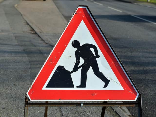 Roadworks will be taking place