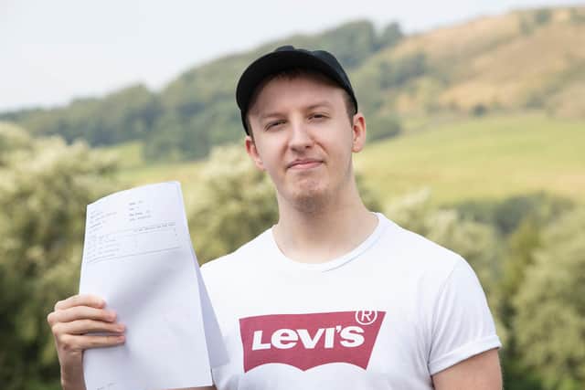 Matthew Thompston delighted with his result