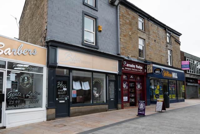 Bliss beauty salon in Burnley's Parker Lane was raided twice in the early hours of Sunday morning.
