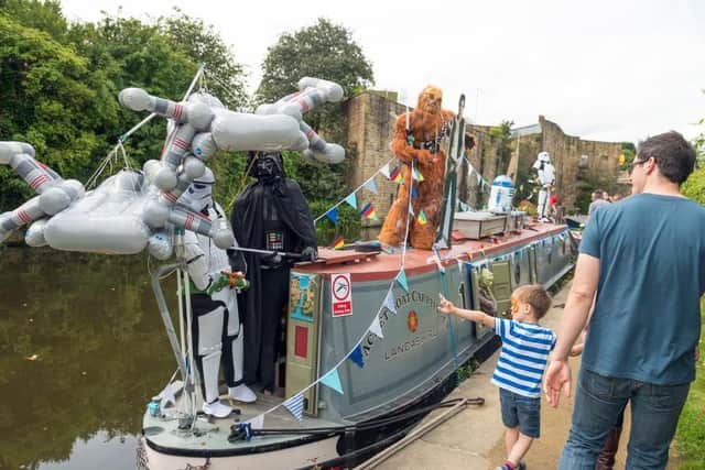 A picture from the Burnley Canal Festival in 2017