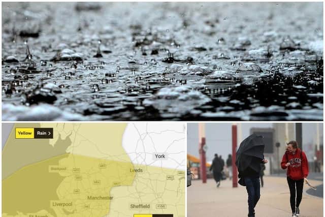 The bad weather is expected to hit the region on Monday night.