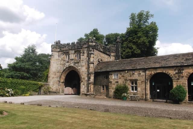 The grounds of Whalley Abbey
