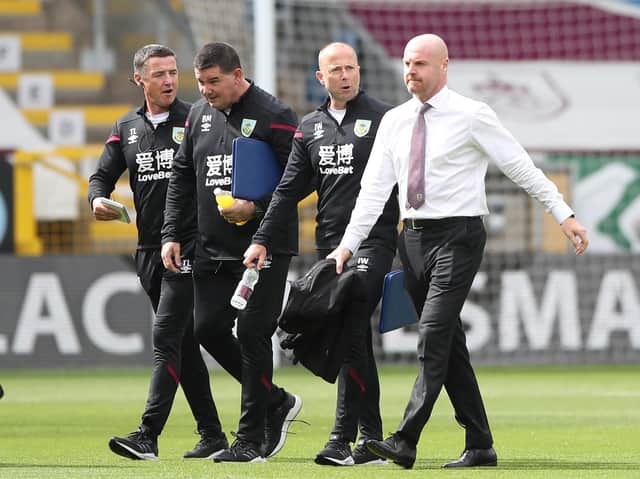 Sean Dyche and his staff