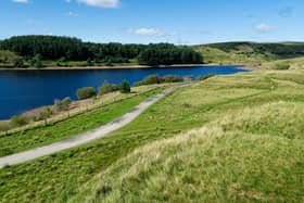 A view of Hurstwood, the popular beauty spot in Burnley that has been plagued by groups of young people gathering in large groups on Friday evenings.