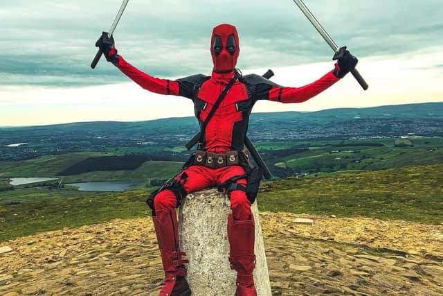 Jack, aka Deadpool at the top of Pendle Hill