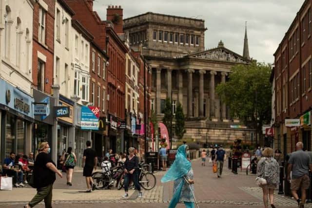 Preston is now the third-worst affected area in England with a Covid case rate of 134.8 per 100,000 people, according to Press Association analysis of Public Health England data