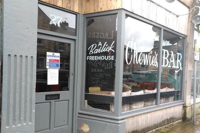 Chewie's Bar in Church Street, Barnoldswick