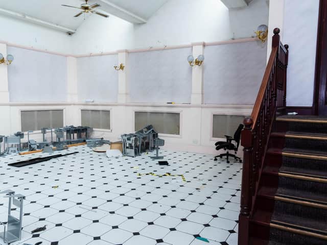 A view of the ground floor of the Elizabeth Street building that will be transformed into a hub for ex servicemen and women