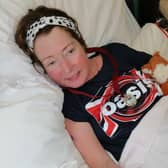 A true heroine. Lindsay Sharples has raised thousands for charity while seriously ill with cancer.