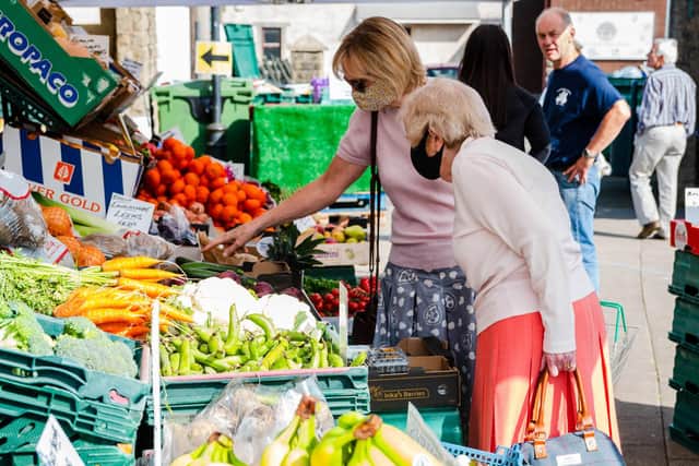 Shoppers continue to flock to Clitheroe Market for fresh produce