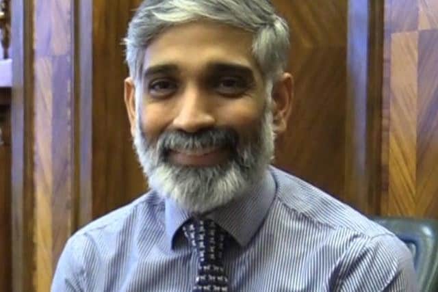 Lancashire's director of public health, Dr. Sakthi Karunanithi