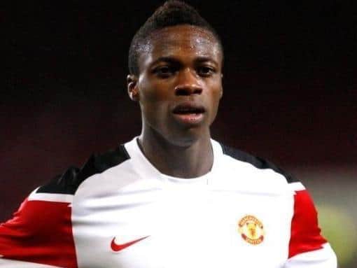 John Cofie during his time at Manchester United