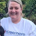 Emma Buxton is part of the team from Lloyds Bank in Burnley raising cash for Rosemere Cancer Centre