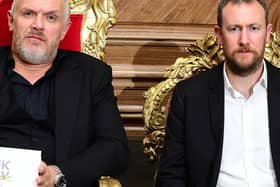 Greg Davies and Alex Horne keep order on the new series of Taskmaster