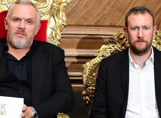 Greg Davies and Alex Horne keep order on the new series of Taskmaster