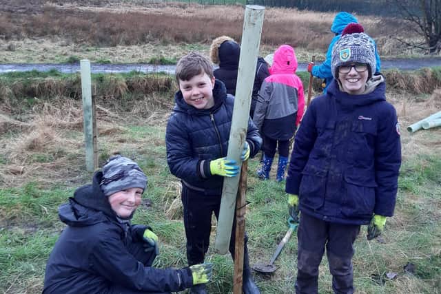 Pupils from St Stephen's Primary School enjoy the great outdoors