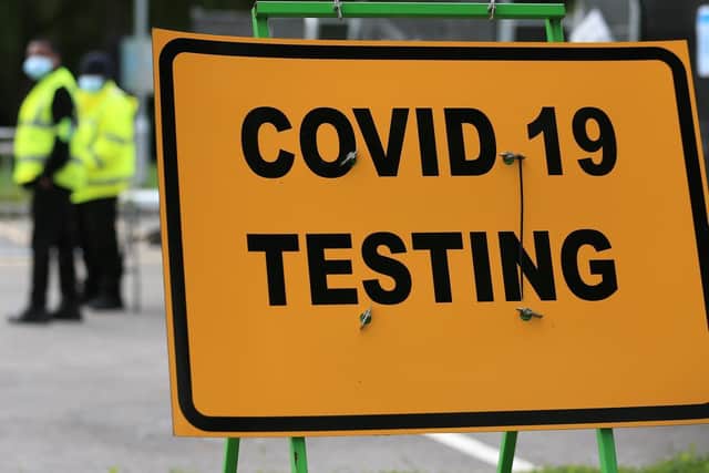 A coronavirus 'walk through' testing centre has opened in Burnley but is only available for those with symptoms