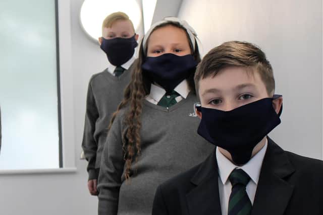 Parents have been warned to make sure their children wear mask when they need to... especially on public transport