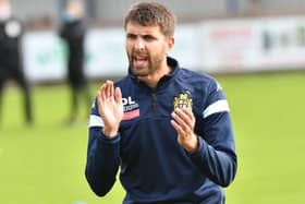 Clitheroe FC manager David Lynch
