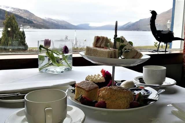 Afternoon tea with a view