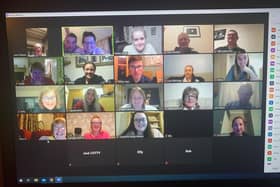 Members of Clitheroe Young Farmers enjoy their AGM on Zoom!