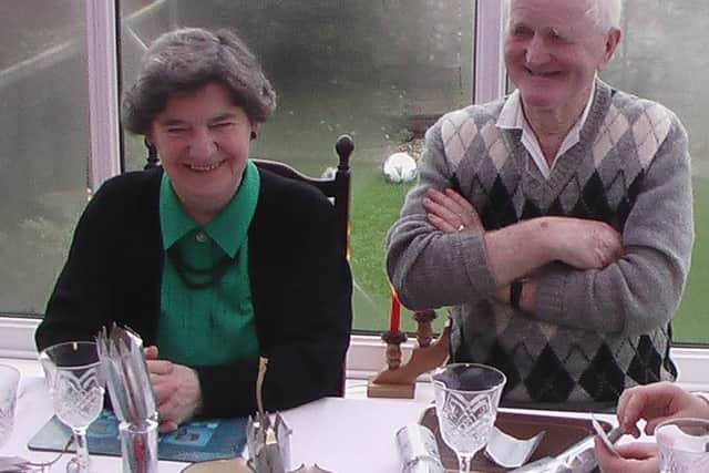 The happy couple - Bob and Gladys Baines