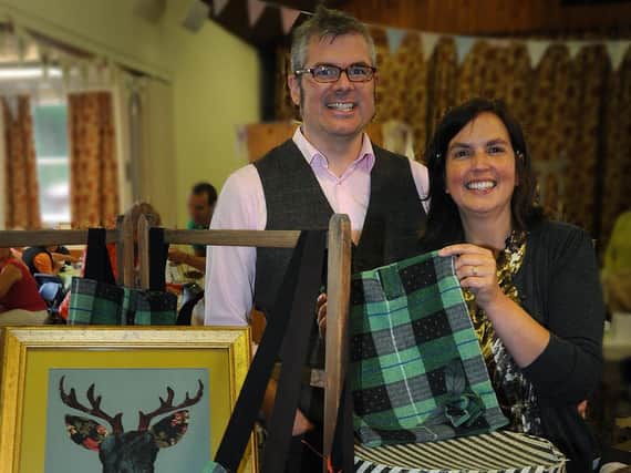 Heather and Gordon Chapman started their Hopeful and Glorious fairs in 2014 to showcase the best of the county's art and craft work.