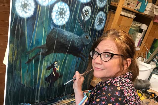 Artist Judy Mussselle from Ormskirk is joining the online fair