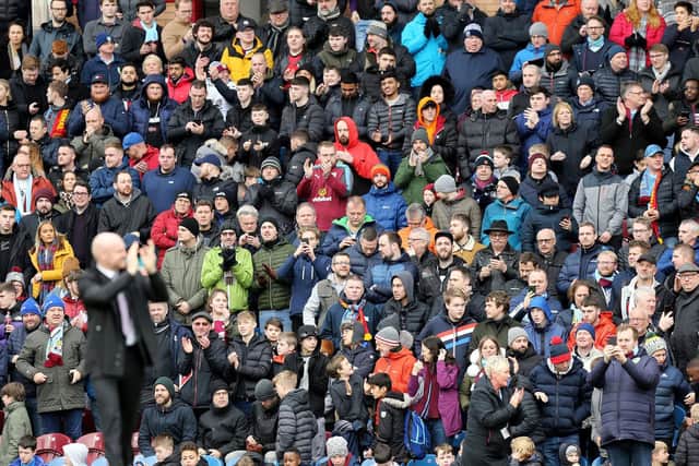 Burnley MP Antony Higginbotham wants fans back at football grounds as soon as safely possible. Photo: Camera Sport