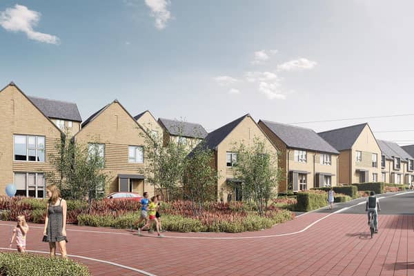 CGI of how the Keld development in Pendle is expected to look