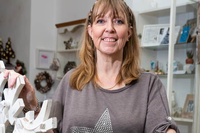 Julie Humphrey of Joules Designs says that her shop is a 'safe haven' for many customers