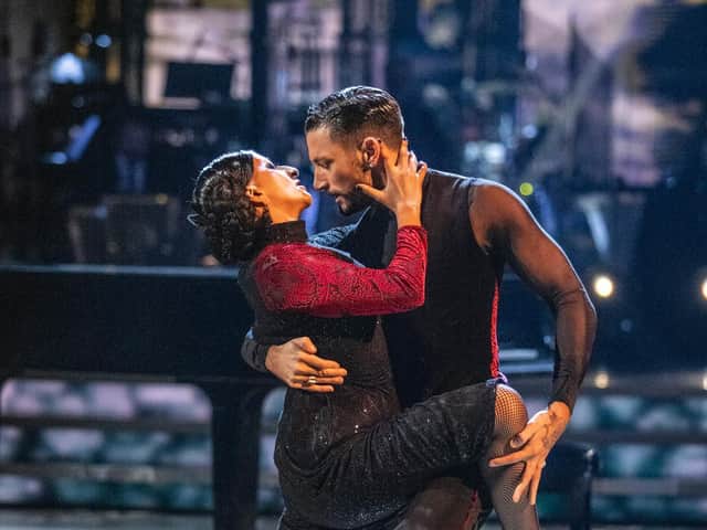 Ranvir Singh and professional dance partner Giovanni Pernice Photo: BBC Pictures