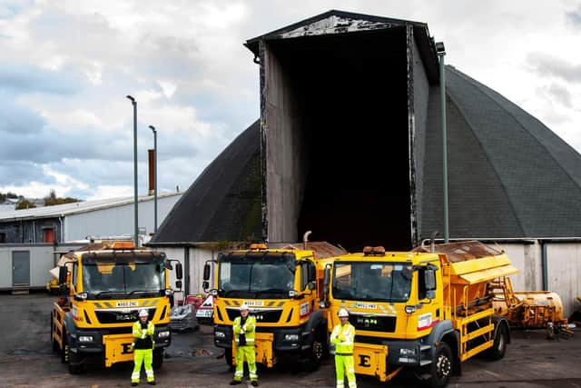 Gritting teams at Burnley's Heasandford depot are ready for action