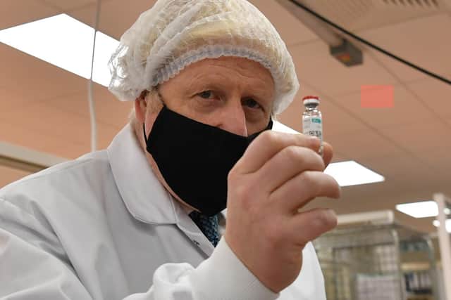 Prime Minister Boris Johnson hailed the arrival of the newly approved Covid-19 vaccine. Photo: Getty