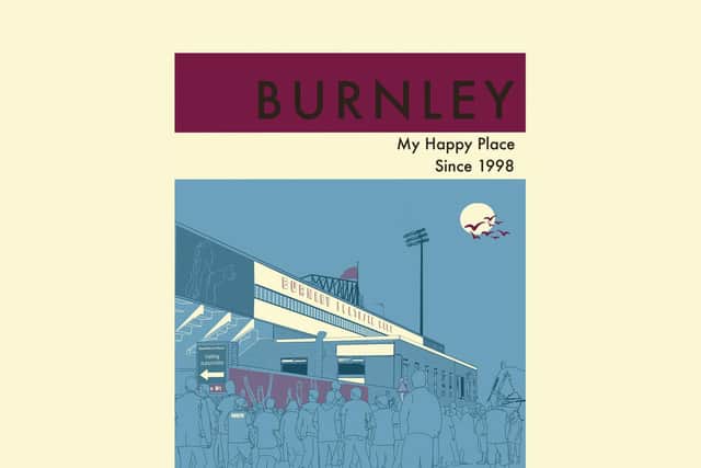 Marie's image that was inspired by Jordan's mantra 'happy place, happy place Turf Moor'