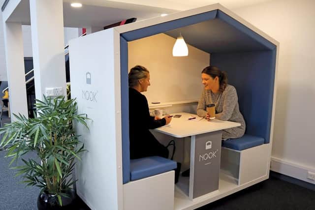 The Nooks offer a great space for small teams or individuals